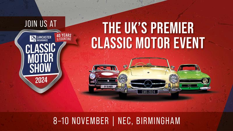 NEC Classic Motor Show November Longbridge Motors Hall 4 Stall AJ50